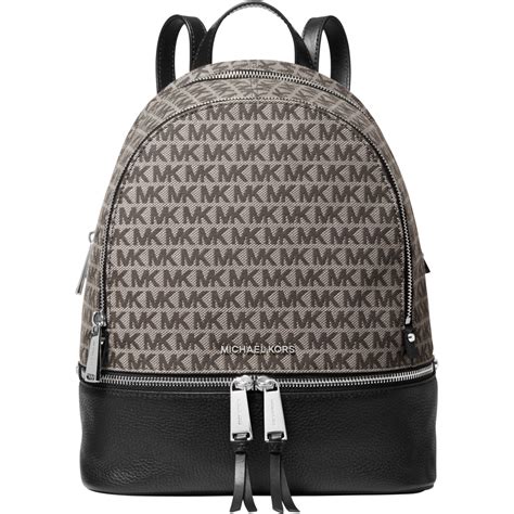 michael kors rhea zip leather backpack medium|Michael Kors rhea zip.